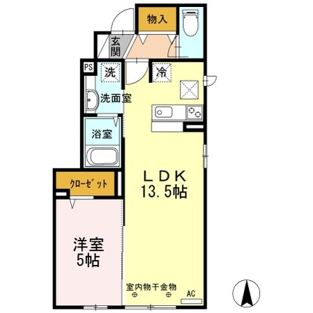 ヴィラ アカシアの物件間取画像